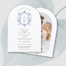 Search for logo wedding invitations Dusty blue