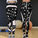 Search for black cat paw prints leggings Pattern