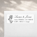Search for elegant flowers return address labels Rustic