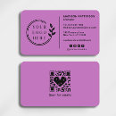 Search for orchids business cards Qr code