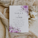 Search for time wedding invitations Purple