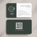 Search for dark green business cards Professional