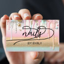Search for paint drip business cards Nail salon
