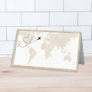 Search for airplane place cards Around the world