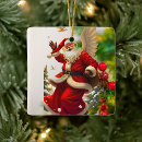 Search for flying santa christmas tree decorations Festive