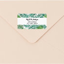 Search for tropical leaves return address labels Greenery