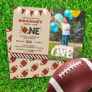 Search for football 1st birthday invitations Touchdown