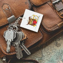 Search for funny owls key rings Brown