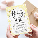 Search for bumble bee birthday invitations Fun to bee one