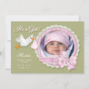 Search for stork birth announcement cards Girl