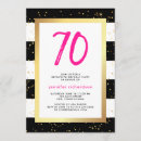 Search for pink black gold white invitations Girly