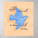 Search for own self be true posters Shakespeare