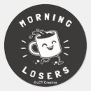 Search for good morning coffee stickers Humour
