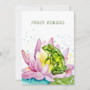 Search for funny frog invitations Toad