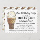 Search for cone birthday invitations Ice cream