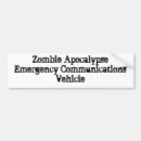 Search for zombie apocalypse bumper stickers Vehicle