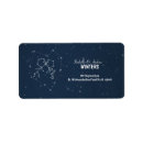 Search for constellations return address labels Blue