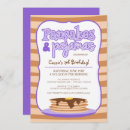 Search for pancakes birthday invitations Breakfast birthday party