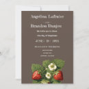 Search for strawberry wedding invitations Vintage