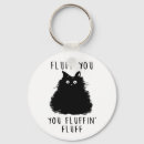 Search for black cat funny key rings Feline