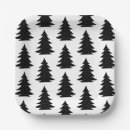 Search for minimalist christmas plates Black and white