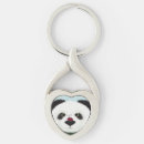 Search for bears key rings Panda bear