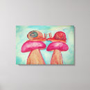 Search for kids room canvas prints Mushrooms