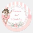 Search for ballerina baby shower stickers Girly