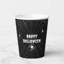 Search for halloween paper cups Black and white