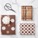 Search for brown plaid wrapping paper White