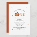 Search for pumpkin 1st birthday invitations Fall birthday party