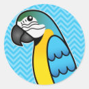 Search for yellow parrot stickers Macaw