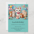 Search for cartoon cat invitations Cute