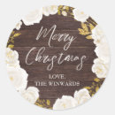 Search for rustic floral wreath stickers Winter
