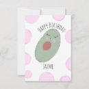 Search for avocado birthday cards Colourful