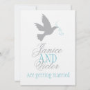 Search for dove wedding invitations Grey