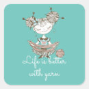 Search for cute knitting stickers Yarn