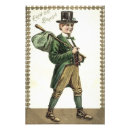 Search for vintage leprechaun art Shamrock