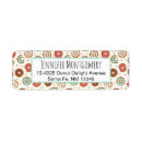Search for donut return address labels Glazed