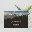 Search for mountain wedding thank you cards Pine trees