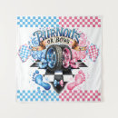 Search for gender reveal backdrops Pink and blue