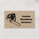 Search for chainsaw business cards Service