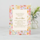 Search for couples baby shower invitations Watercolor floral