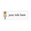 Search for little return address labels Girls