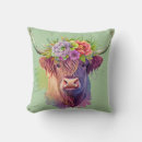 Search for highland cow cushions Flowers