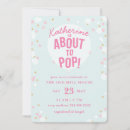 Search for about to pop baby shower invitations Pink