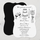 Search for illustrated wedding invitations Hand drawn