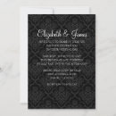 Search for black damask wedding invitations Modern