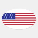 Search for old oval stickers Usa