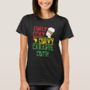 Search for curly hair tshirts African